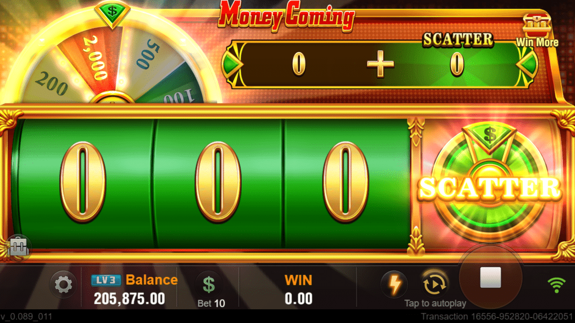 Money Coming game example imag4
