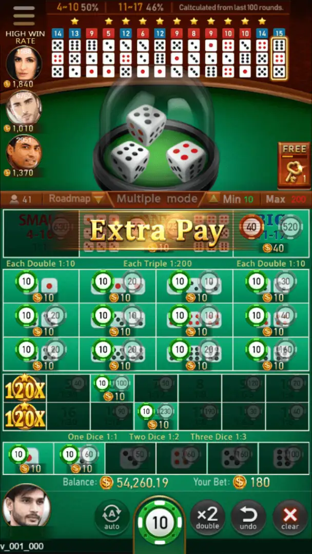 Sic Bo game example image3